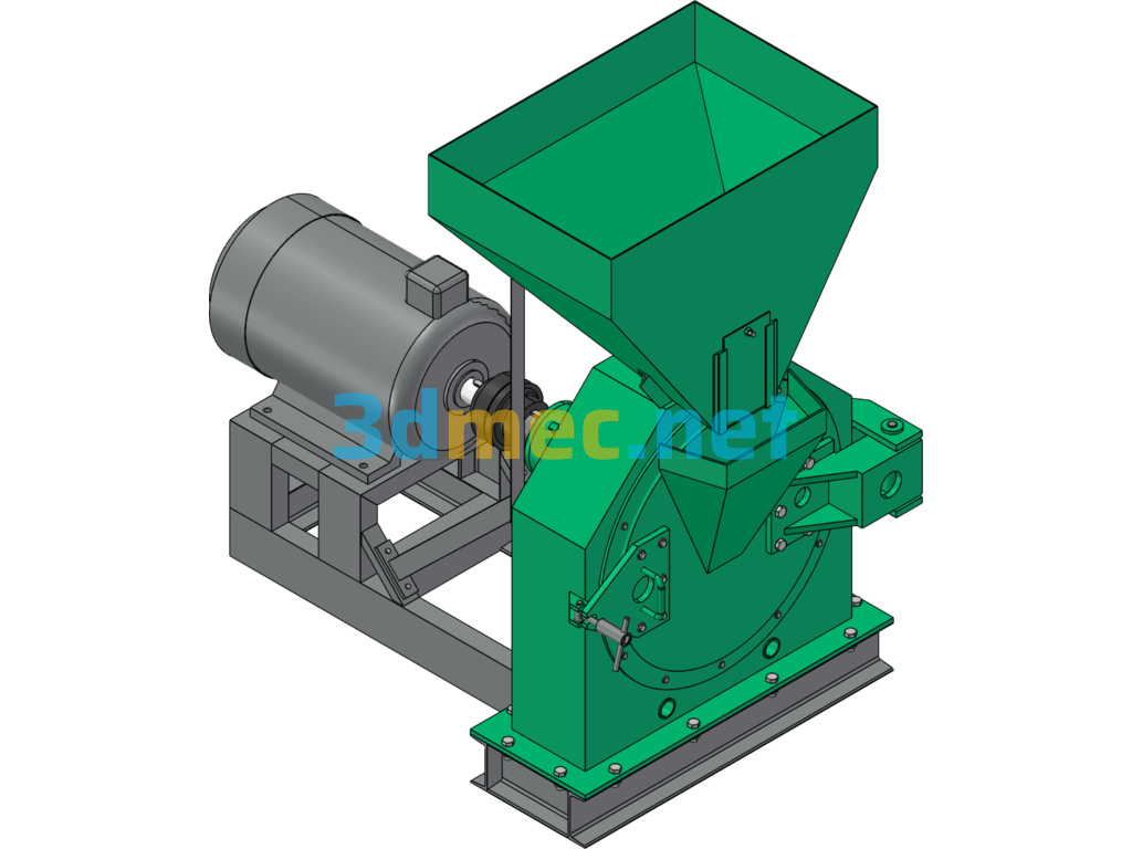 Hammer Mill - 3D Model SolidWorks Free Download