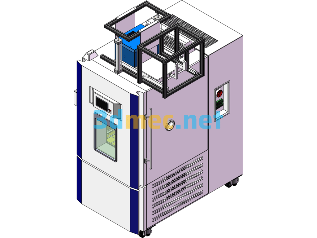 UV Accelerated Aging Test Chamber UV Chamber - 3D Model SolidWorks Free Download