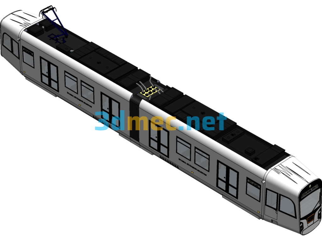 Tram - 3D Model SolidWorks Free Download