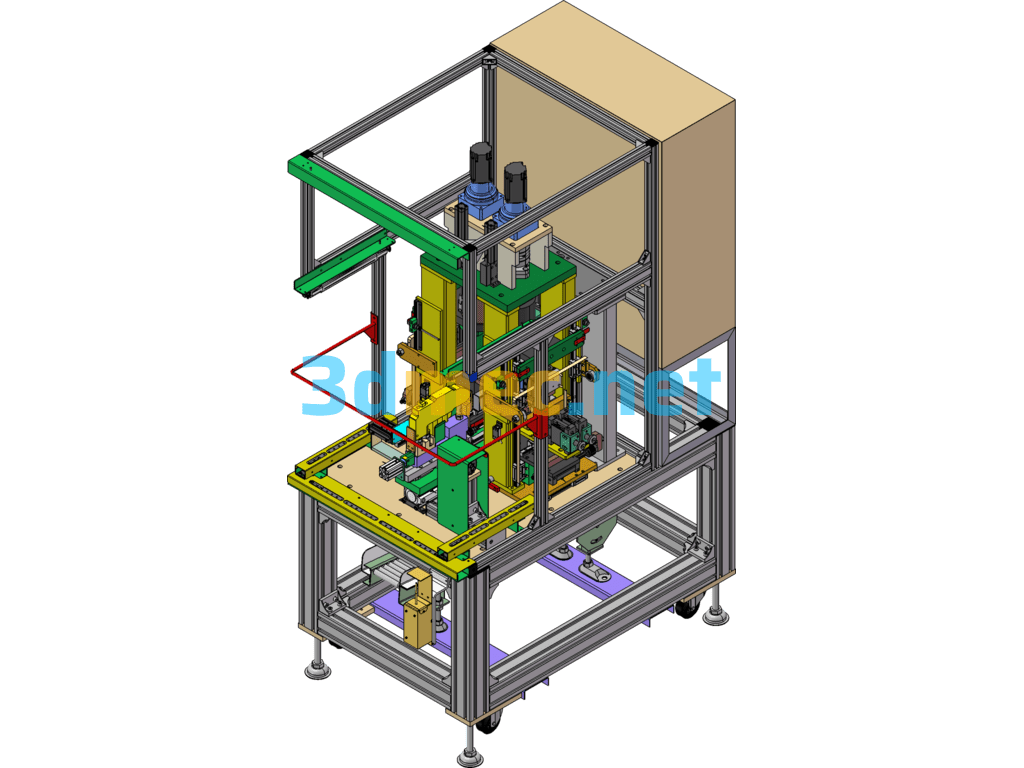 Automatic Filling Machine - 3D Model SolidWorks Free Download