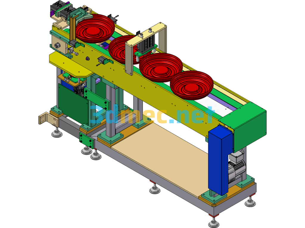 Loading Conveyor - 3D Model SolidWorks Free Download