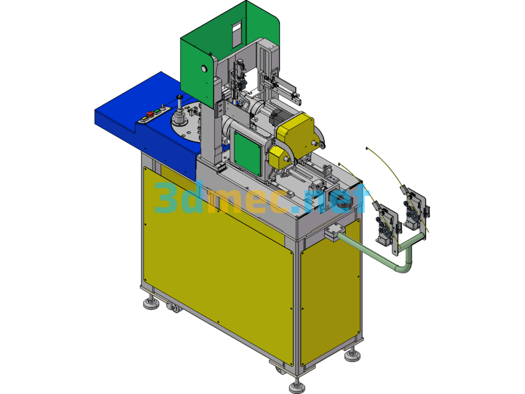 Automatic Winding Machine - 3D Model SolidWorks Free Download