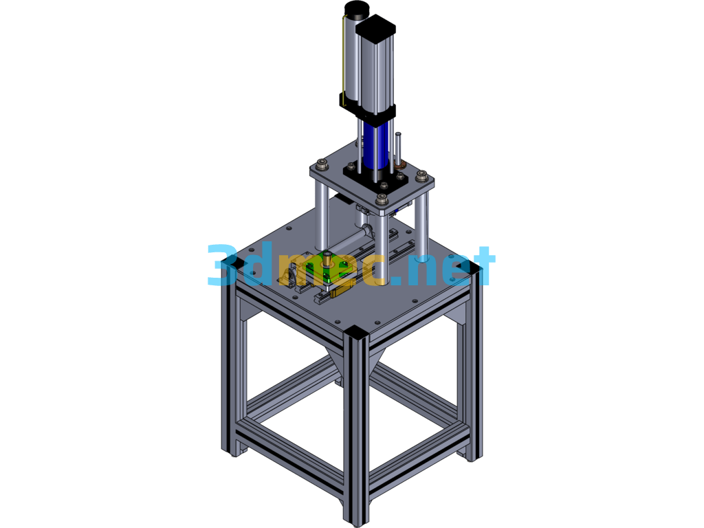 Automatic Capping Machine For Detector Housing - 3D Model SolidWorks Free Download