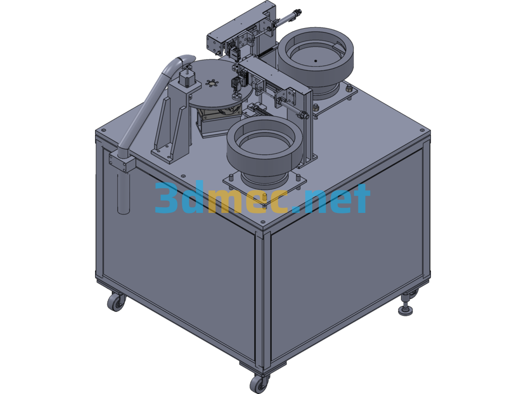 K-Cap Pressing Machine Nut Pressing Equipment Automatic Assembly Pressing Machine - 3D Model SolidWorks Free Download