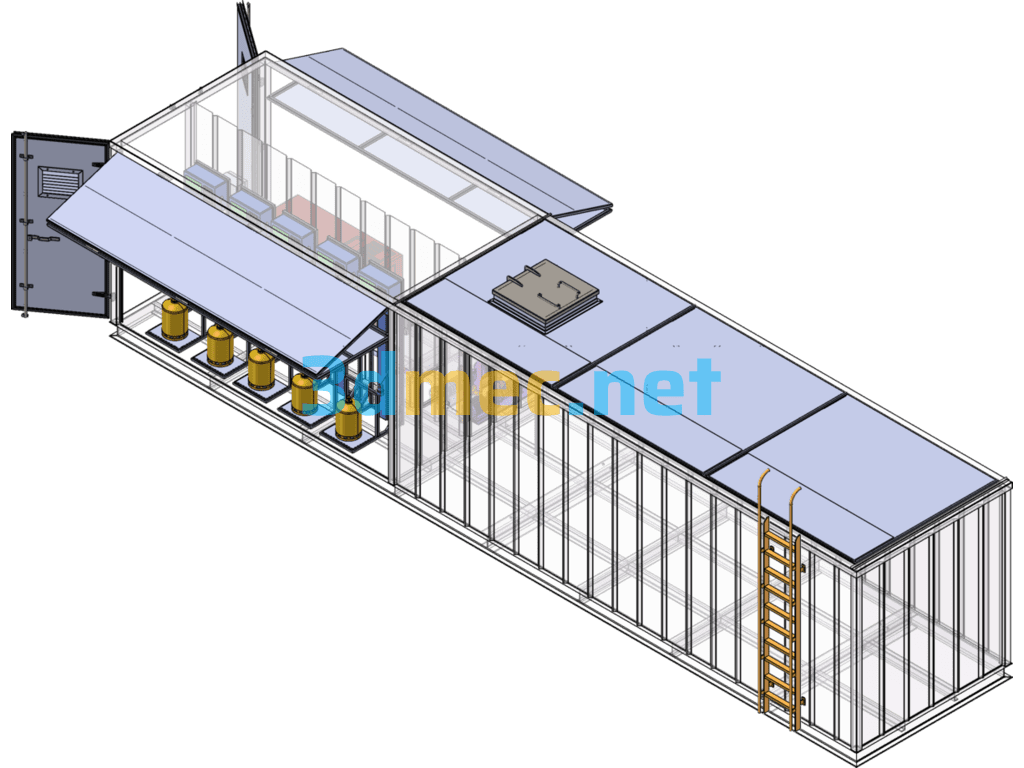 Mobile Filling Station - 3D Model SolidWorks Free Download