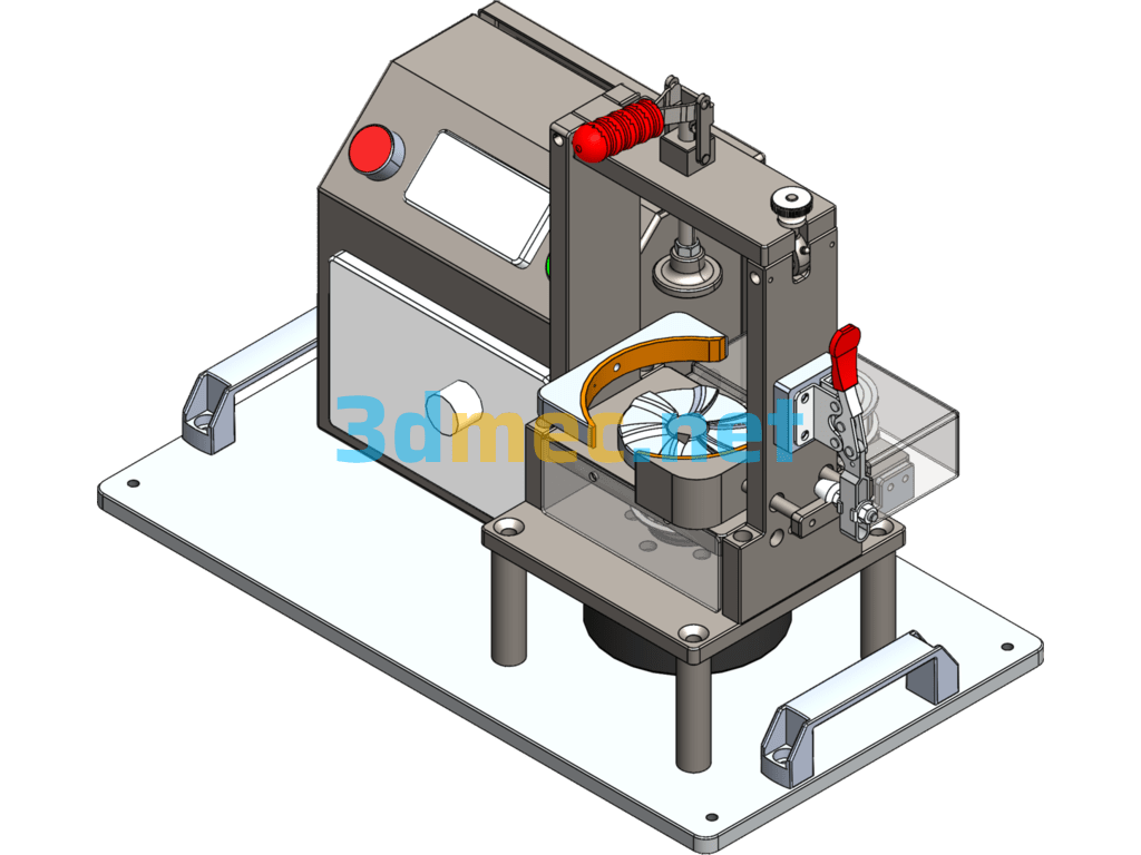 A Tool That Measures Speed By Changing The Load On The Equipment - 3D Model SolidWorks Free Download