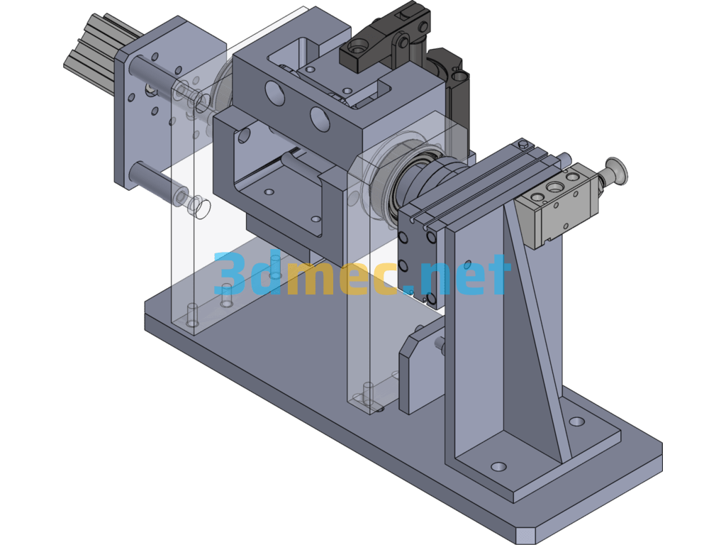 Special Fixture For Batch Products - 3D Model SolidWorks Free Download