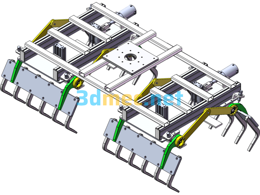 2-In-1 Robotic Gripper - 3D Model SolidWorks Free Download