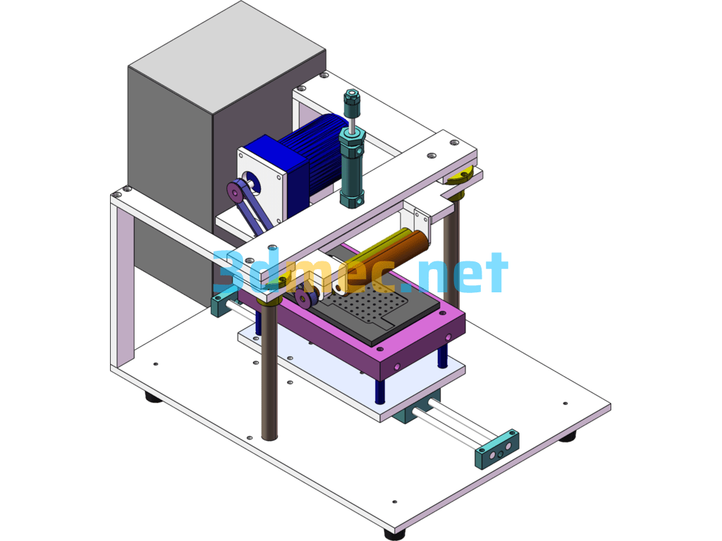 Electronic Inner Screen Glue Remover - 3D Model SolidWorks Free Download