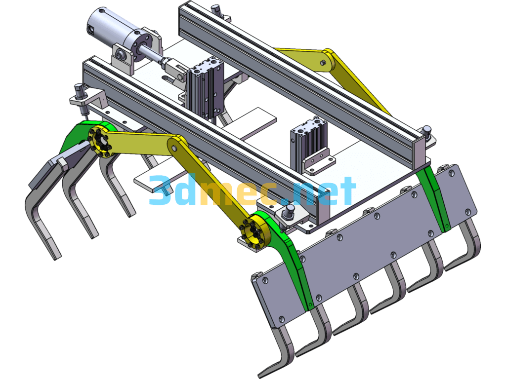 Robotic Stomping Fixture - 3D Model SolidWorks Free Download