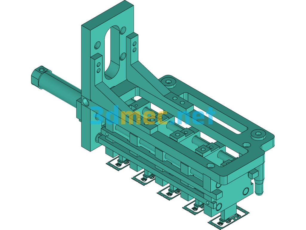 Non-Standard Variable Spacing Mechanism 3 - 3D Model SolidWorks Free Download