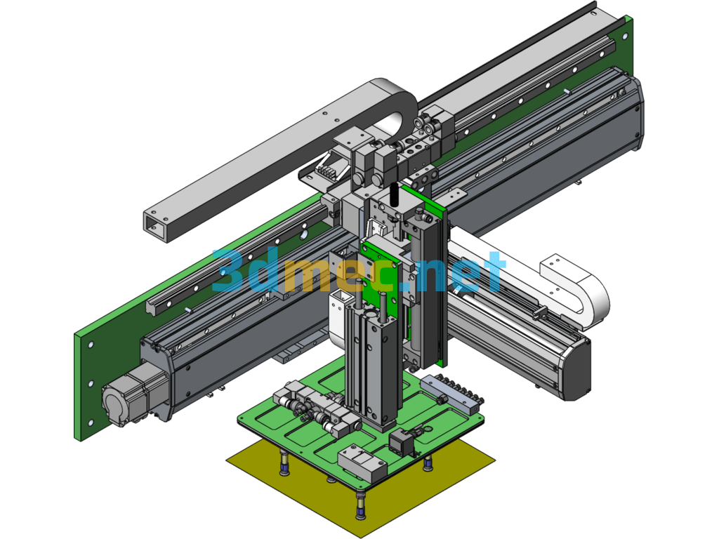 XYZ Suction Cup Module - 3D Model SolidWorks Free Download