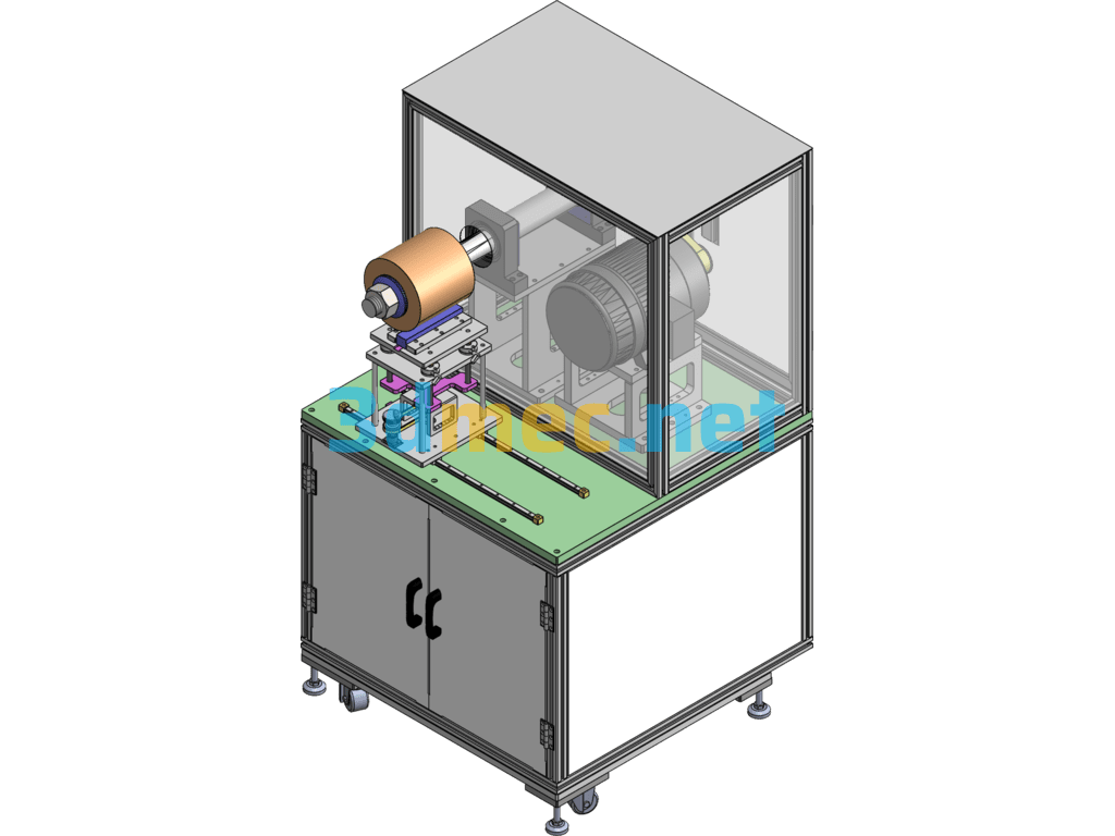 Wire Drawing Equipment Overview - 3D Model SolidWorks Free Download