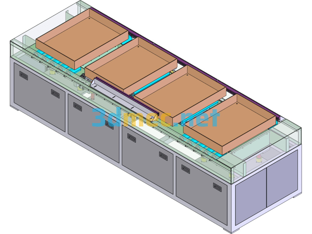 Roller Docking Line - 3D Model SolidWorks Free Download