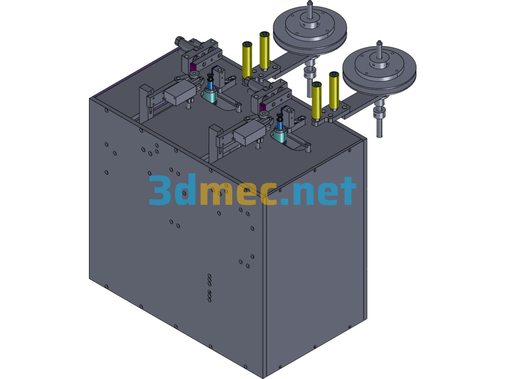 Automatic Encapsulation Machine - 3D Model SolidWorks Free Download