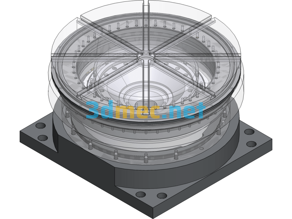 Servo Rotary Platform - 3D Model SolidWorks Free Download