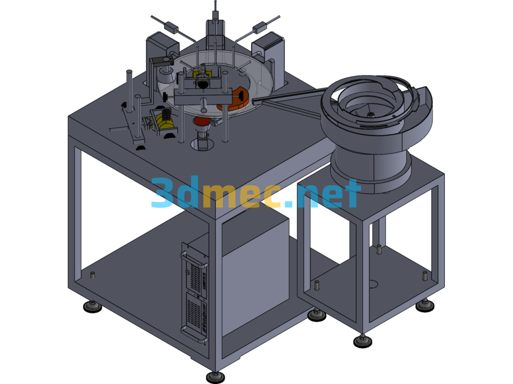 High Speed Camera Inspection Machine - 3D Model SolidWorks Free Download