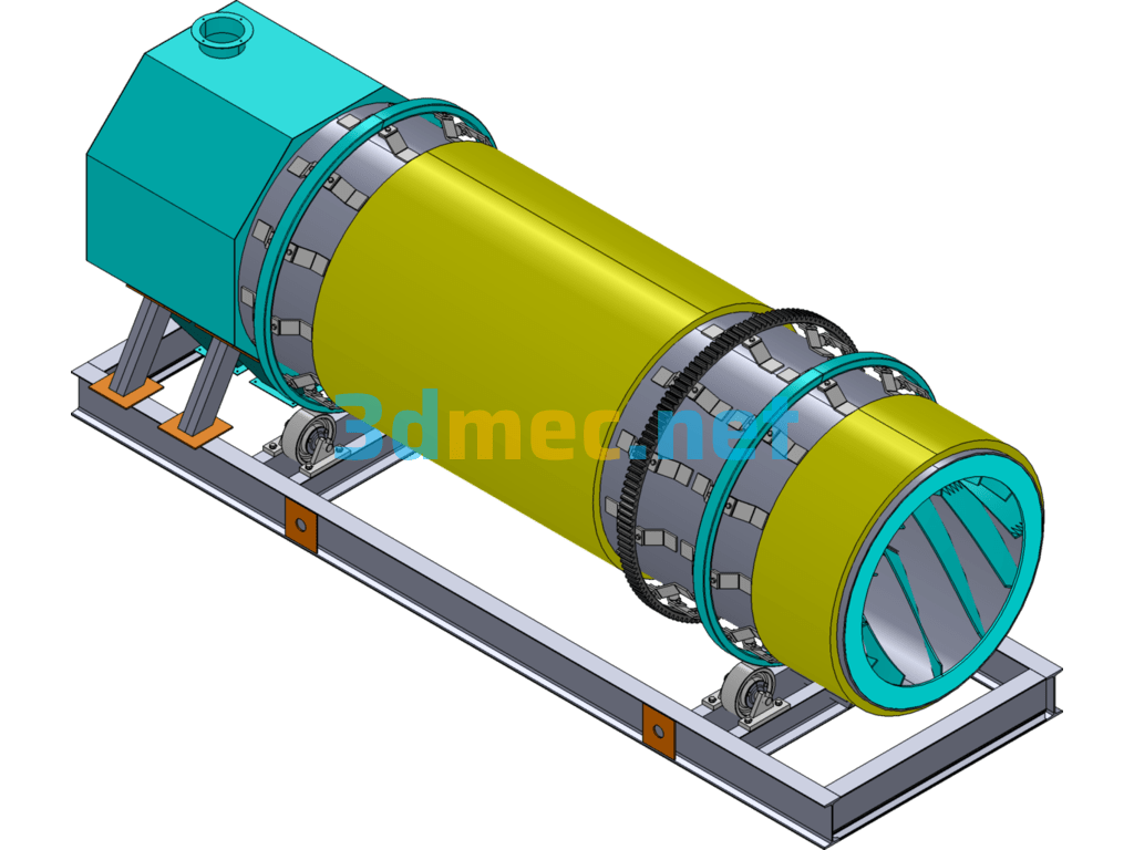 Drum Drum Design Model - 3D Model SolidWorks Free Download