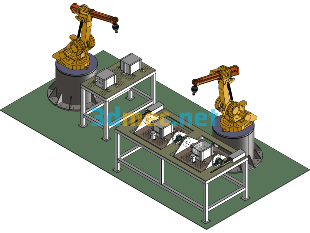 Automatic Welding Equipment - 3D Model SolidWorks Free Download