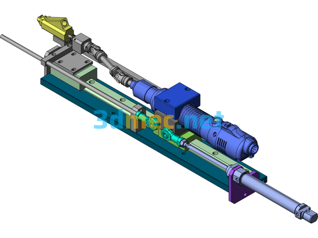 Automatic Nail Feeding Electric Screwdriver - 3D Model SolidWorks Free Download