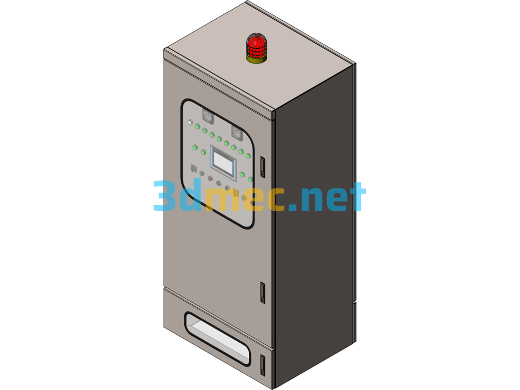 Positive Pressure Ventilation Explosion-Proof Cabinet EXPⅡBT4 Gb - 3D Model SolidWorks Free Download