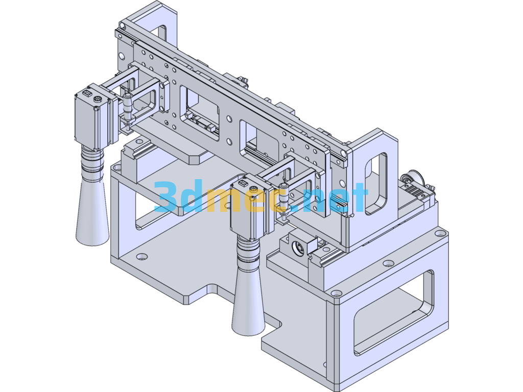 XY Detection Mechanism - 3D Model SolidWorks Free Download