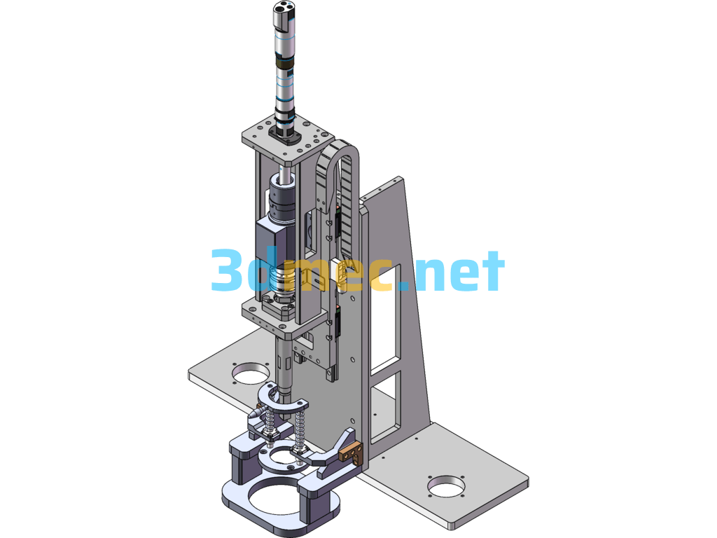 Automatic Screw Driving Mechanism - 3D Model SolidWorks Free Download