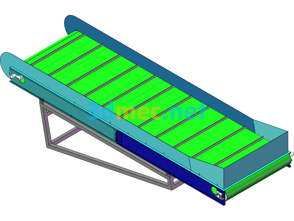 TL-200 Conveyor Belt - 3D Model SolidWorks Free Download