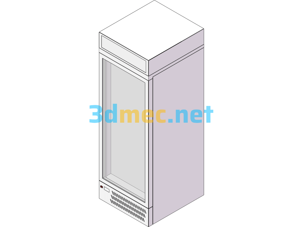 Refrigerator - 3D Model SolidWorks Free Download