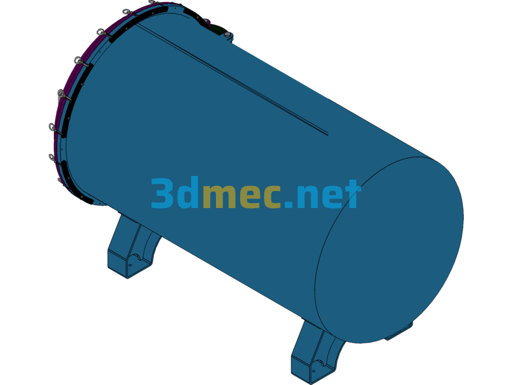 China Nonferrous Metals Research Institute Test Piece Annealing Furnace - 3D Model SolidWorks Free Download