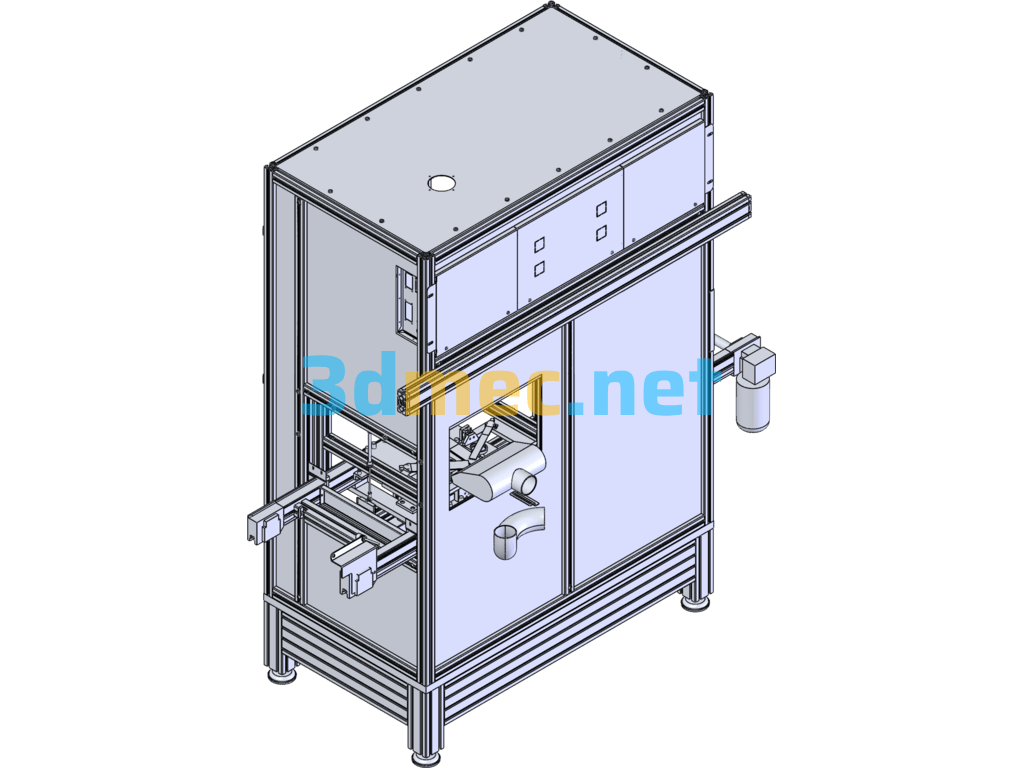 PCB Online Testing Equipment - 3D Model SolidWorks Free Download