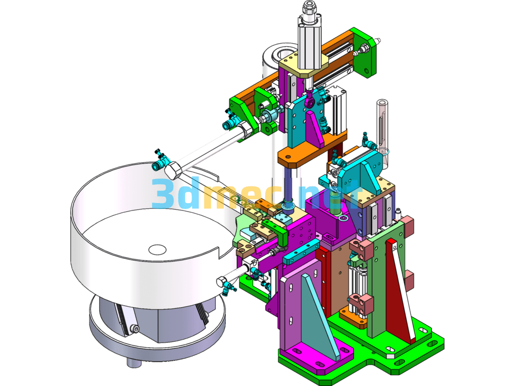 O-Ring Feeding Mechanism - 3D Model SolidWorks Free Download