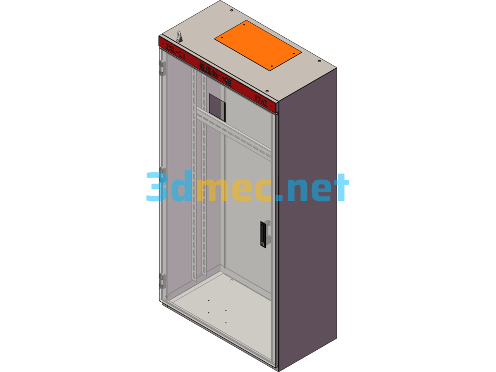 Low Voltage Power Cabinet XL-21 Cabinet Sheet Metal Cabinet - 3D Model SolidWorks Free Download