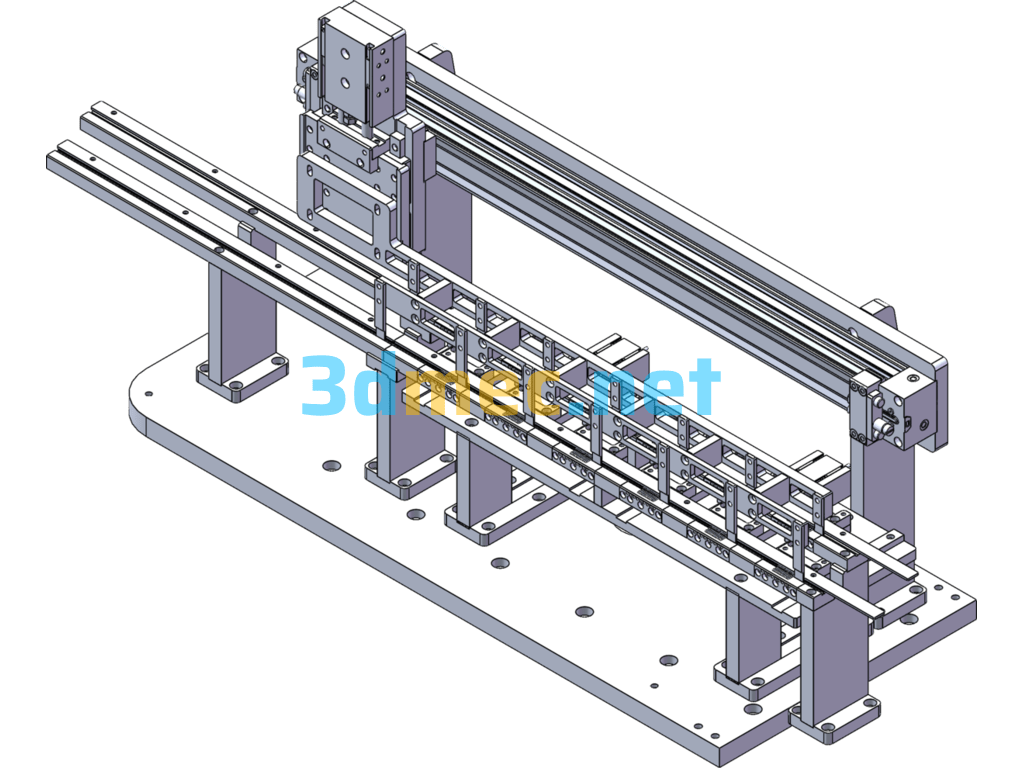 3D Design Of Shift Fork Mechanism - 3D Model SolidWorks Free Download