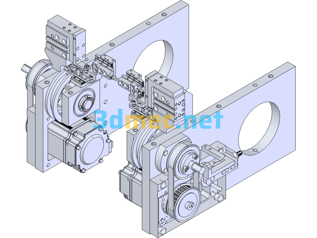 Terminal Automatic Cutting Mechanism - 3D Model SolidWorks Free Download