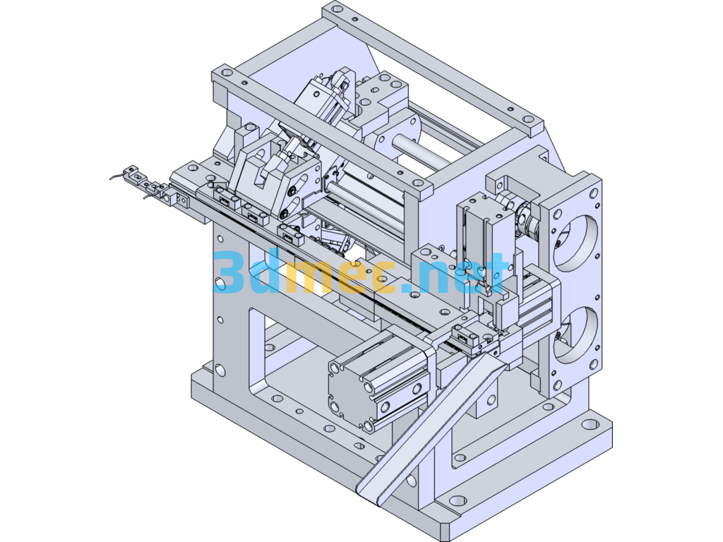 USB Connector Press-Fit Mechanism - 3D Model SolidWorks Free Download