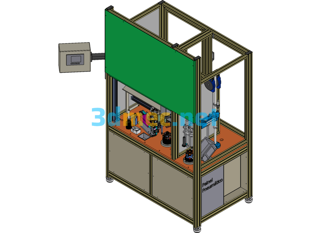 O-Ring Automatic Assembly Machine - 3D Model SolidWorks Free Download