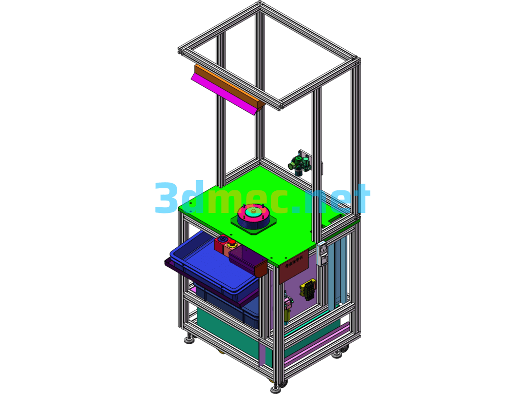 Lock-Up Clutch Assembly Bench Model - 3D Model SolidWorks Free Download