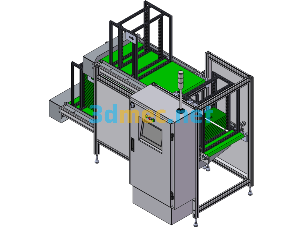 PCB Feeding Machine - 3D Model SolidWorks Free Download