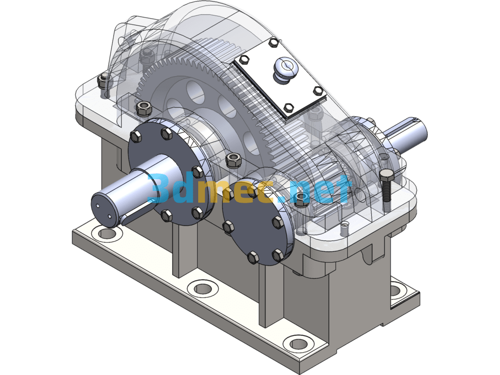 Rolling Mill Reducer - 3D Model SolidWorks Free Download