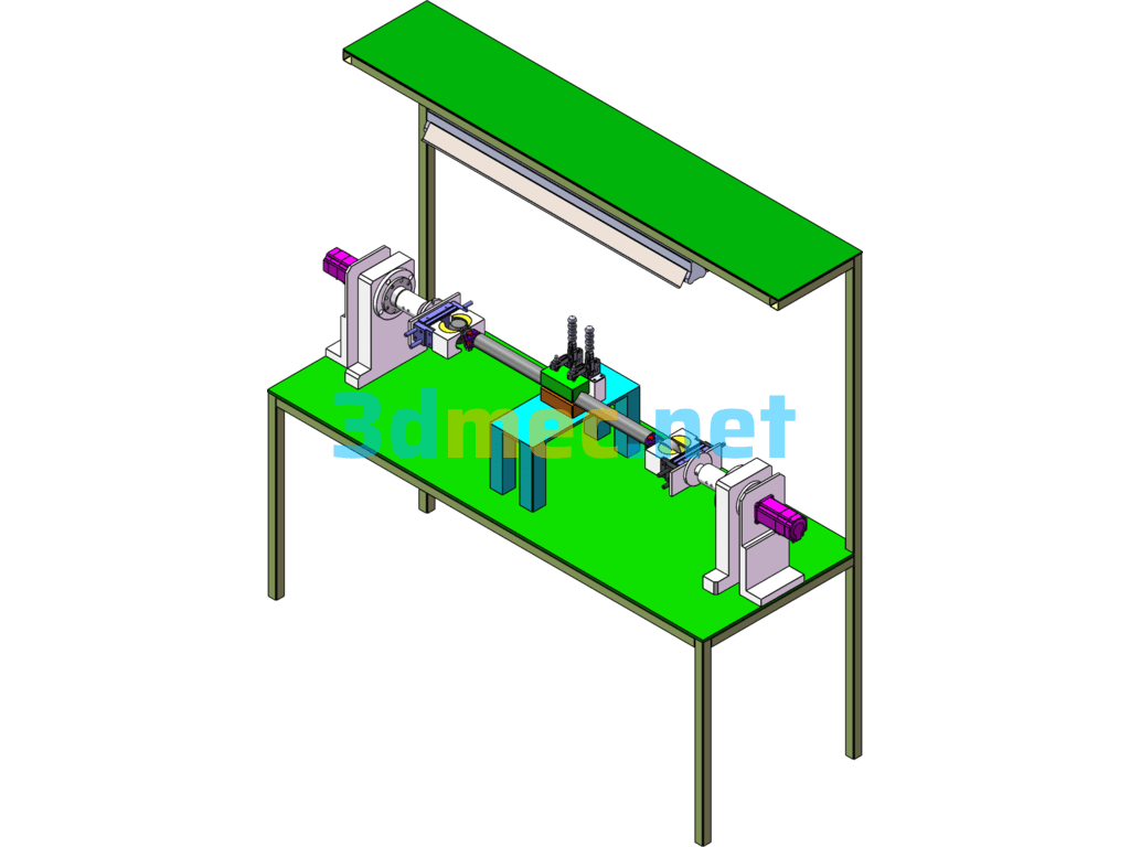 Tie Rod Rotating Assembly Table - 3D Model SolidWorks Free Download