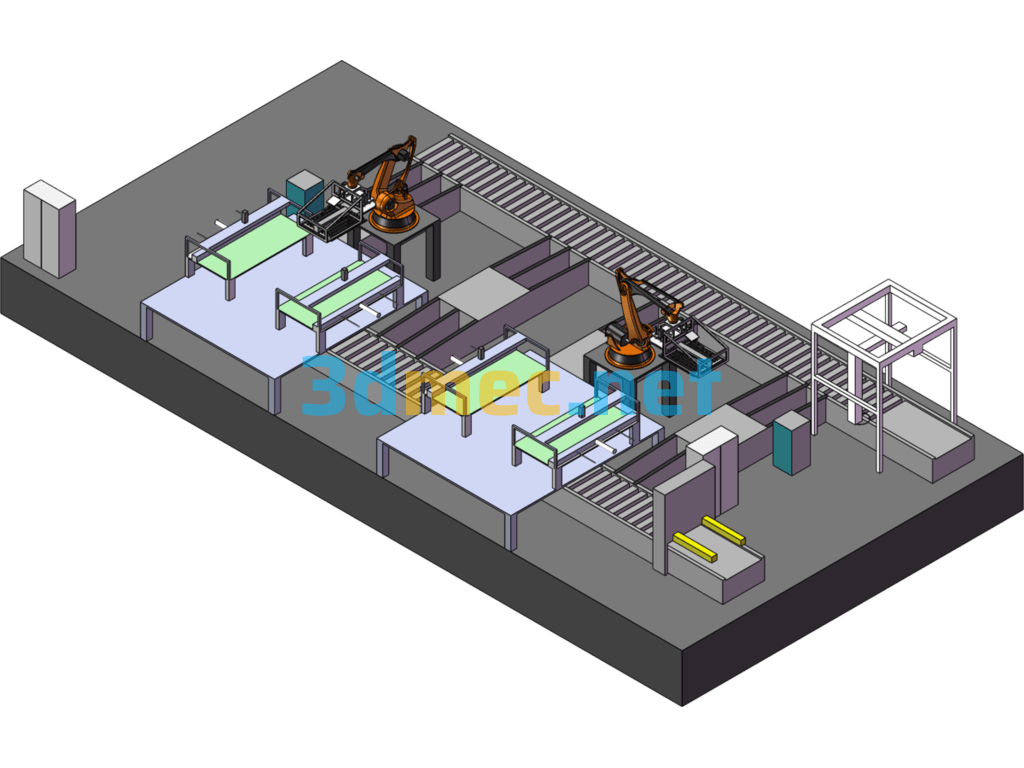 Robotic Loop Line - 3D Model SolidWorks Free Download