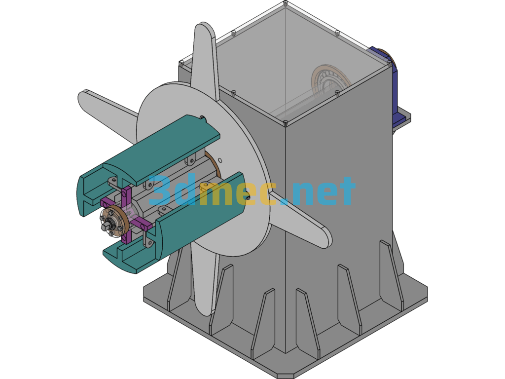 Press Unit Unwinder - 3D Model SolidWorks Free Download