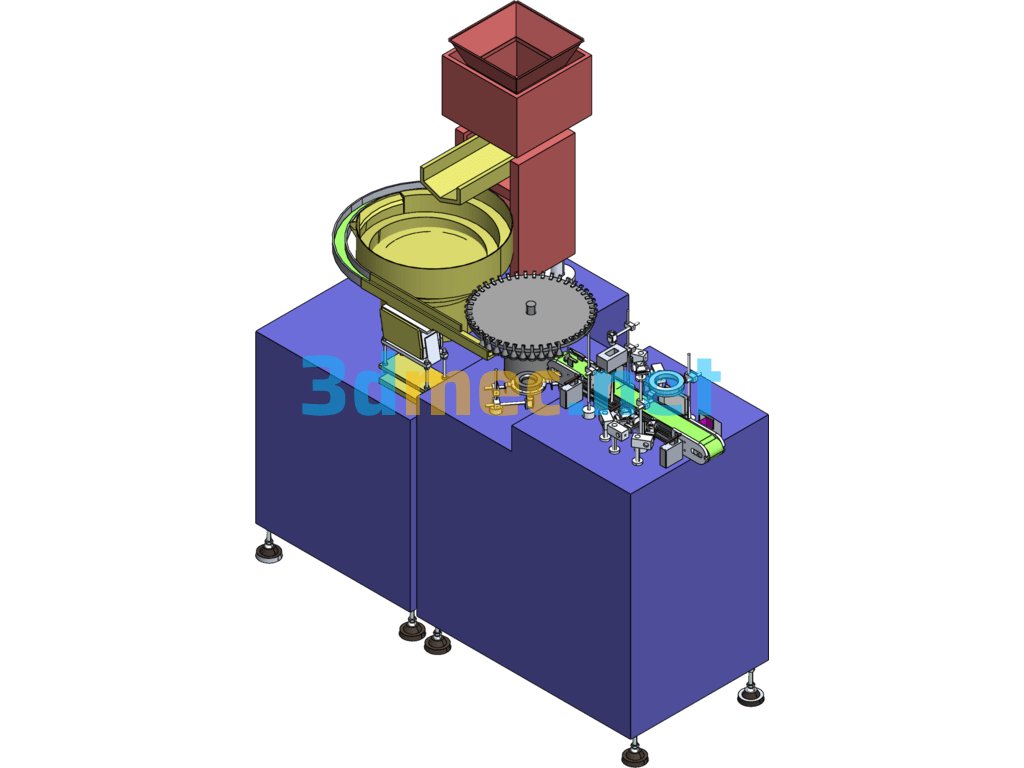 Visual Inspection Equipment - 3D Model SolidWorks Free Download