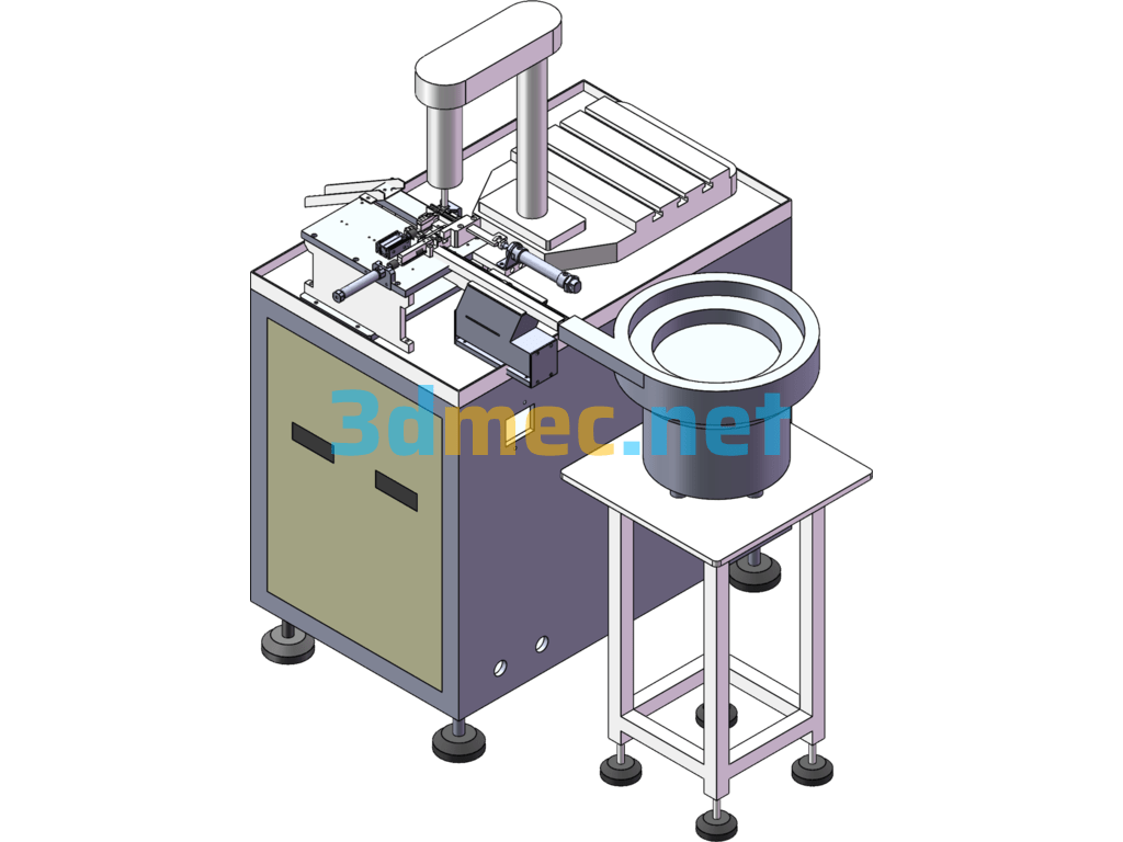 Fully Automatic Tapping Machine - 3D Model SolidWorks Free Download