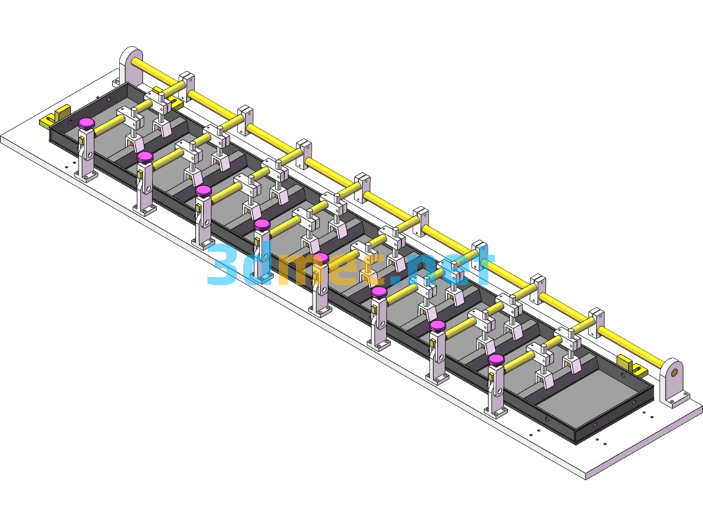 Aluminum Formwork Welding Fixture - 3D Model SolidWorks Free Download