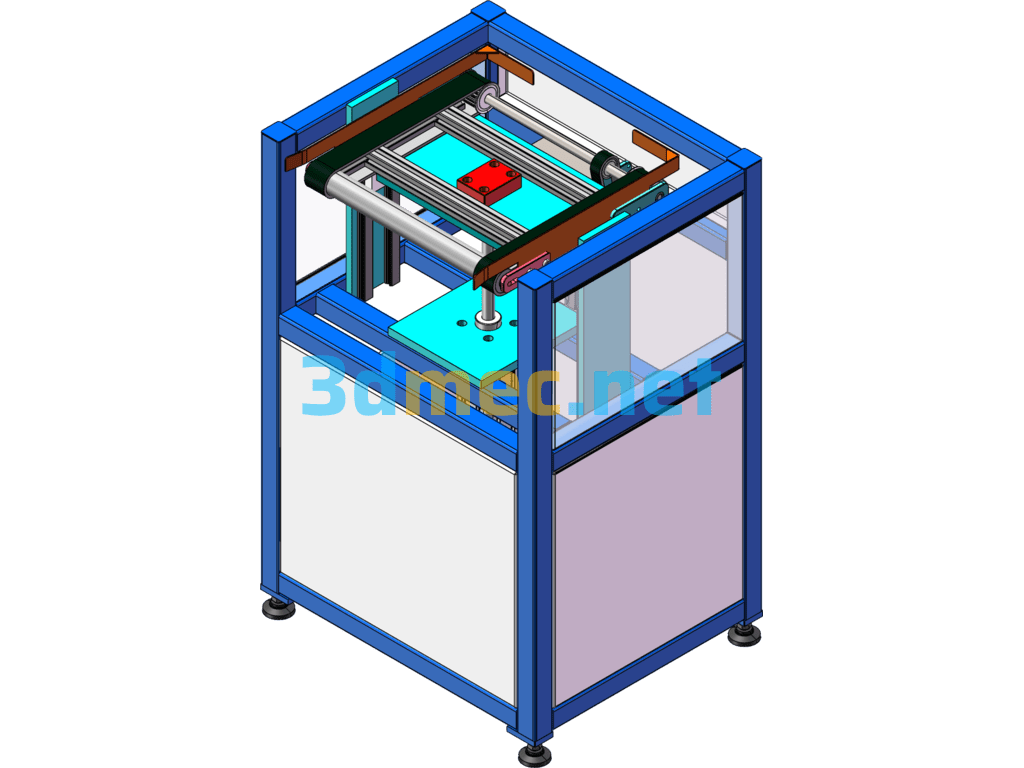 Conveyor Line Lift - 3D Model SolidWorks Free Download