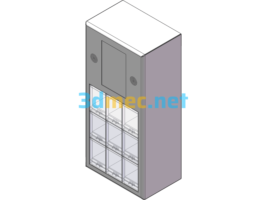 Self-Service Mini Vending Machine - 3D Model SolidWorks Free Download