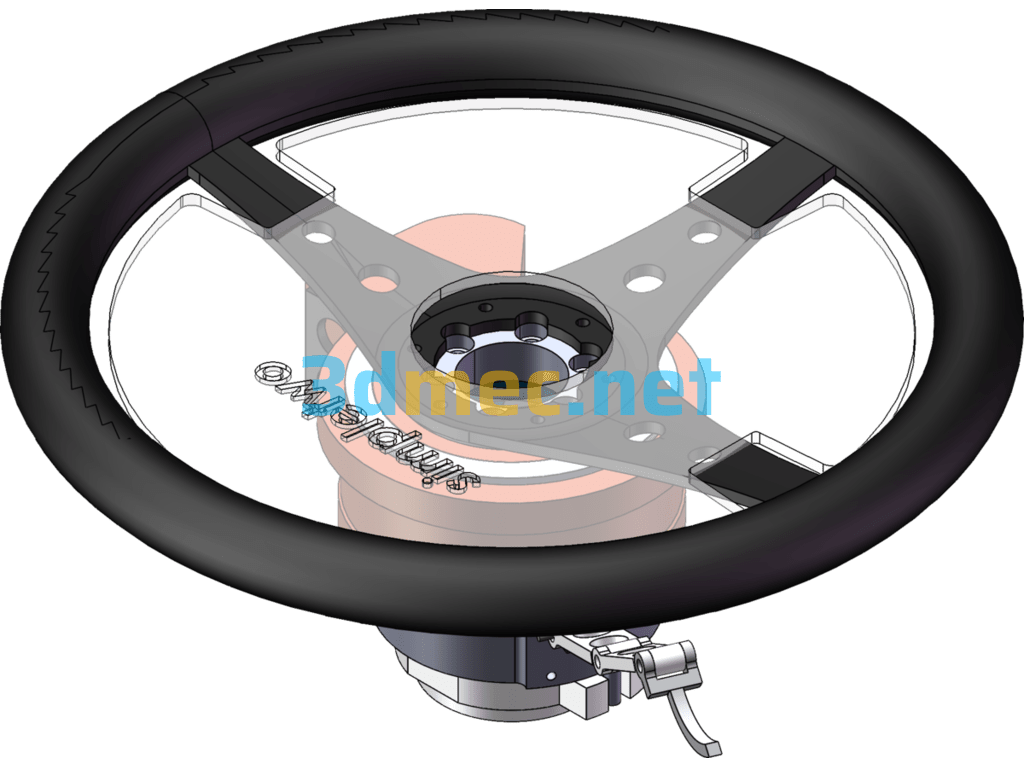 Sensor Steering Wheel - 3D Model SolidWorks UG(NX) Free Download