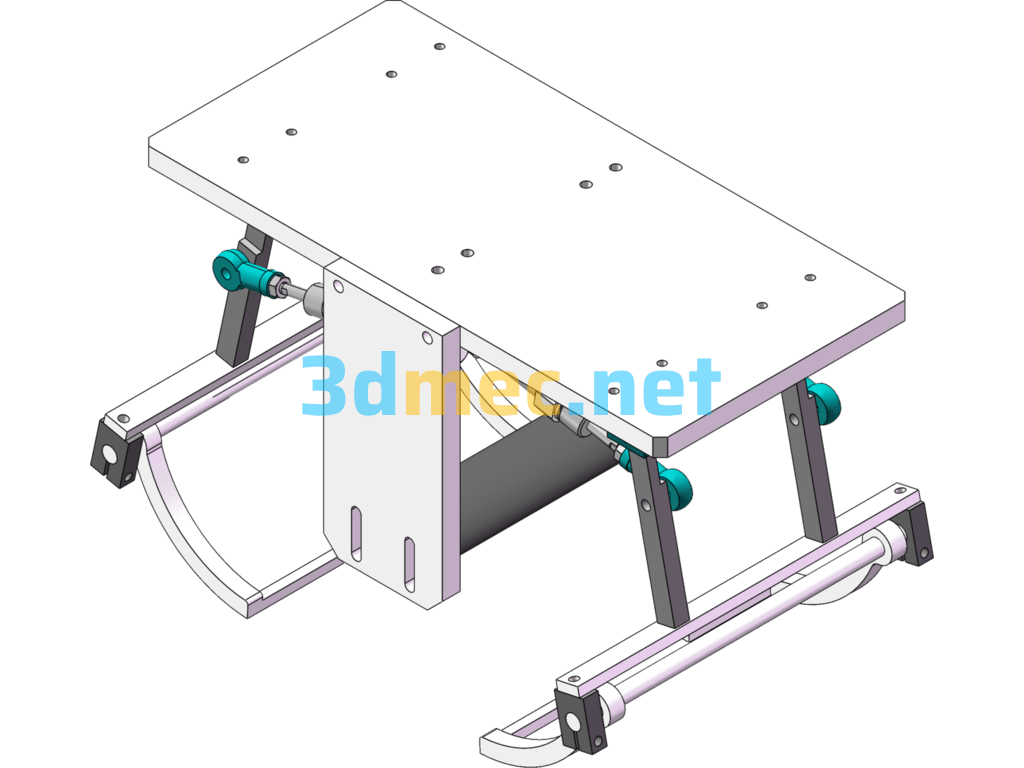 Clamping Mechanism - 3D Model SolidWorks Free Download